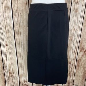 Ann Taylor Black Pencil Skirt w/Stretch Waistband